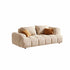 Julia Suede Fabric Soft Sofa Modern Loveseat Couch