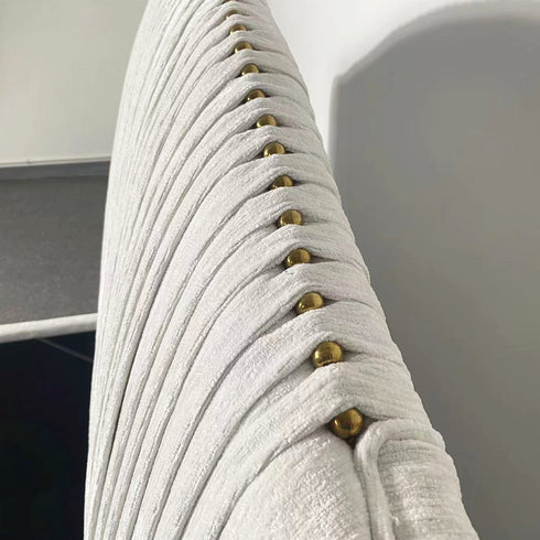 Nyla Vintage Luxury Velvet Fabric Wide Headboard Bed Frame