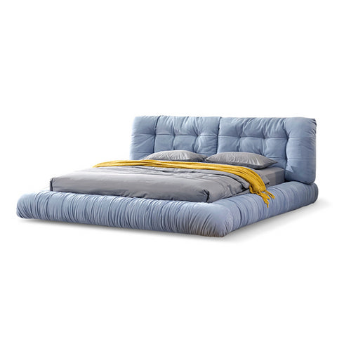 Elvin Luxury Suede Fabric Bed Frame
