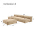 Amaris Corduroy Modern Simple Sofa Cube Modular Couch