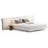Allison Velvet Fabric Wide Headboard Modern Simple Bed Frame