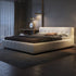 Almas Microfiber Leather Minimalist Bed Frame