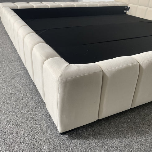 Amara Matte Tech Cloth Contemporary Bed Frame
