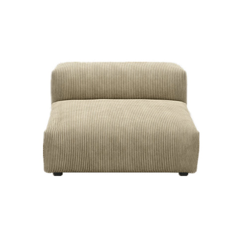 Amaris Corduroy Modern Simple Sofa Cube Modular Couch