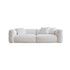 Andrea Cotton Linen Fabric Modern 3-Seater Arm Sofa