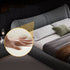Andres Suede Fabric Low Headboard Modern Bed Frame