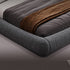 Andres Suede Fabric Low Headboard Modern Bed Frame