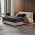 Aren Linen Fabric Modern Bed Frame