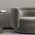 Aria Velvet 3 Seater Sofa Round Shaped Arm Couch