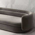 Aria Velvet 3 Seater Sofa Round Shaped Arm Couch