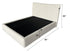 Armel Velvet Modern Stripe Pattern Headboard Bed Frame