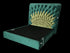 Athaliah Velvet Luxury High Headboard Bed Frame