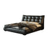 Aurum Microfiber Leather Upholstered Modern Bed Frame
