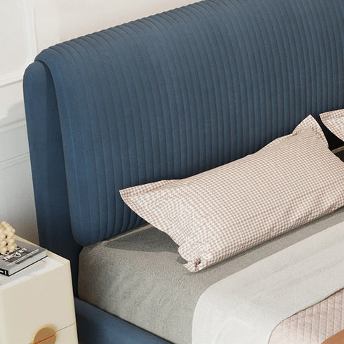 Bacca Velvet Upholstered Simple Bed Frame