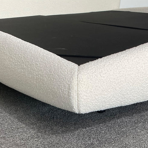 Bailey Boucle Fabric Floating Bed Frame