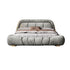 Bandit Suede Fabric Upholstered Modern Bed Frame