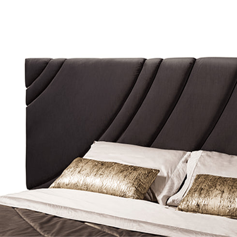 Barossa Velvet Fabric Wide Headboard Luxury Bed Frame