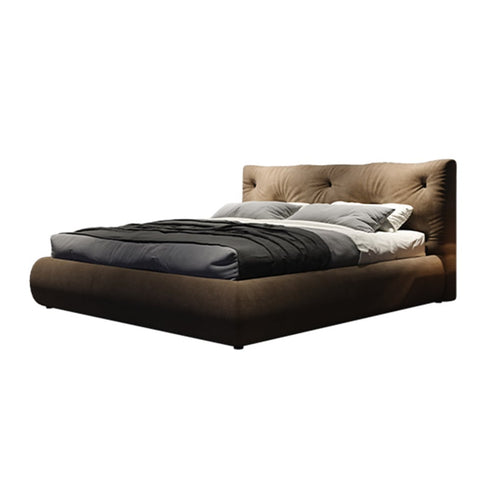 Bartlett Suede Fabric Modern Upholstered Bed Frame