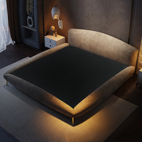 Beaumont Suede Fabric Upholstered Bed Frame