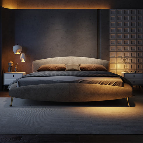 Beaumont Suede Fabric Upholstered Bed Frame