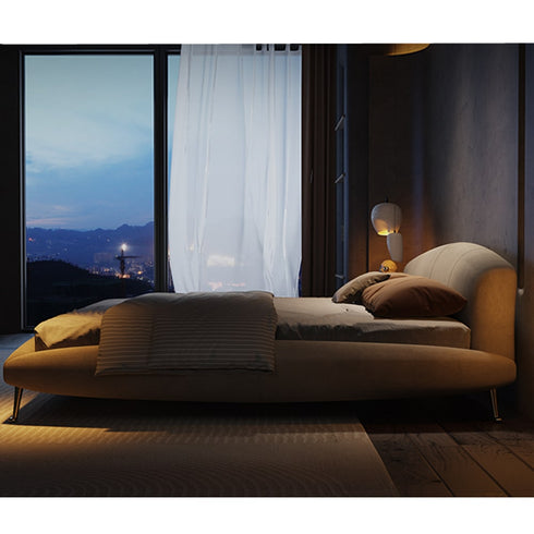 Beaumont Suede Fabric Upholstered Bed Frame