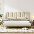 Benitez Velvet Modern Bed Frame with Acrylic Feet