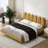 Benitez Velvet Modern Bed Frame with Acrylic Feet