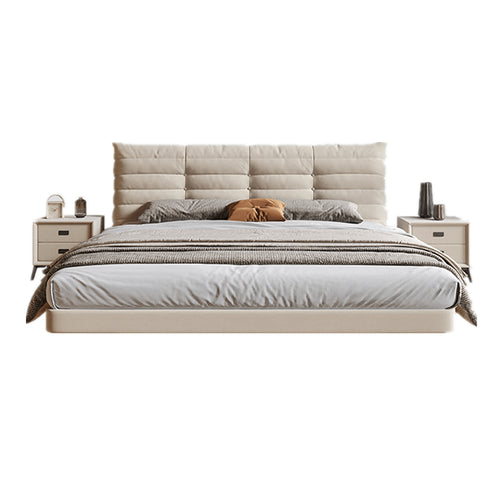 Billy Velvet Upholstered Floating Bed Frame