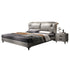 Bodie Microfiber Leather Modern Upholstered Bed Frame