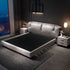 Bodie Microfiber Leather Modern Upholstered Bed Frame