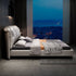 Bodie Microfiber Leather Modern Upholstered Bed Frame