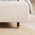 Brantley Velvet Modern Shaped Headboard Bed Frame
