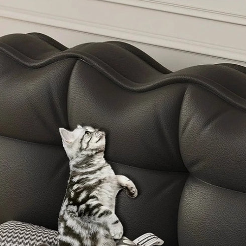 Brayden Microfiber Leather Modern Bed Frame