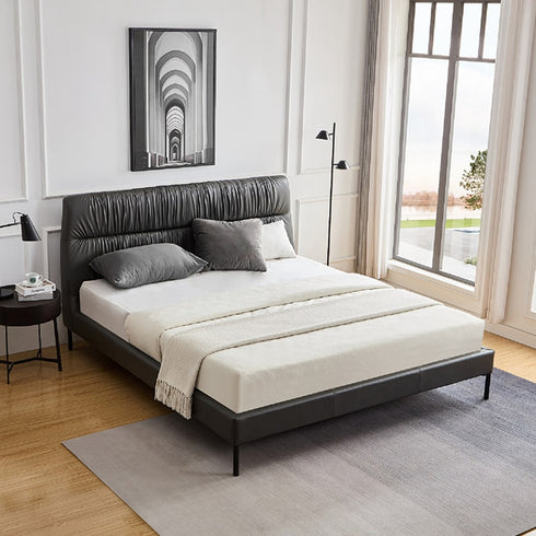 Brennex High-stretch Leather Simple Modern Bed Frame