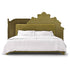 Brett Suede Fabric Special Design Headboard Modern Luxury Bed Frame