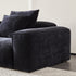 Bronco Blue Chenille Flannel Luxury 3 Seater Sofa Modern 2-Piece Couch