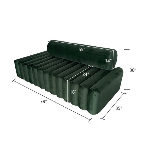 Nora Red Velvet 3 Seater Sofa Interior Upholstery Couch