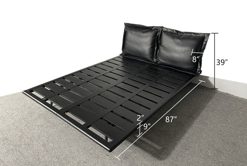 Karen Microfiber Leather Bed Frame