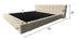 Aurora Matte Tech Cloth Contemporary Low Headboard Bed Frame