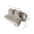Cantrell Velvet Loveseat Sofa Modern Couch