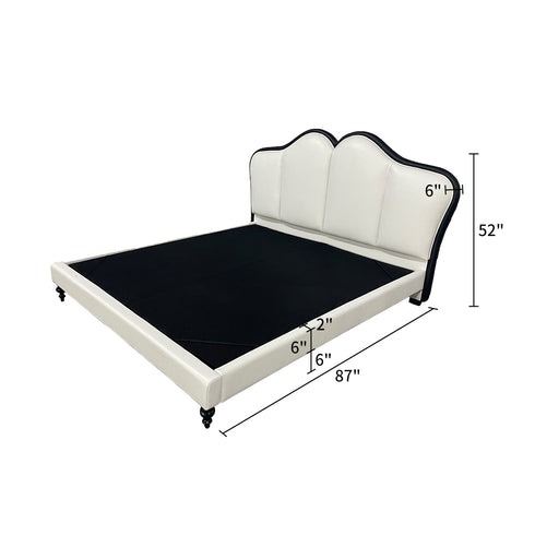 Caishen Technical Fabric Modern Bed Frame
