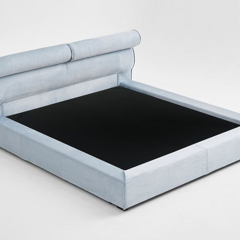 Duri Suede Fabric Modern Bed Frame