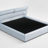 Duri Suede Fabric Modern Bed Frame