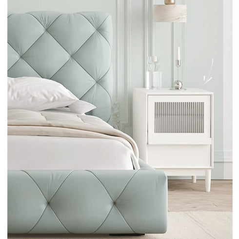 Cabriole Technical Fabric Buckle Design Modern Bed Frame