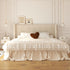 Cade Velvet Modern High Headboard Bed Frame