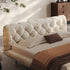 Castro Modern Velvet Fabric Upholstered Bed Frame