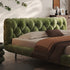 Castro Modern Velvet Fabric Upholstered Bed Frame