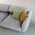 Chenille Gray Fabric 3 Seater Sofa Foldable Backrest Couch