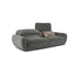 Chenille Fabric Loveseat Sofa Foldable Backrest Couch