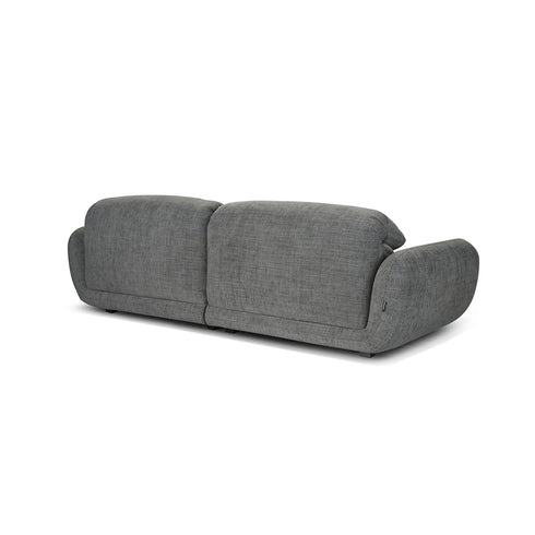 Chenille Fabric Loveseat Sofa Foldable Backrest Couch